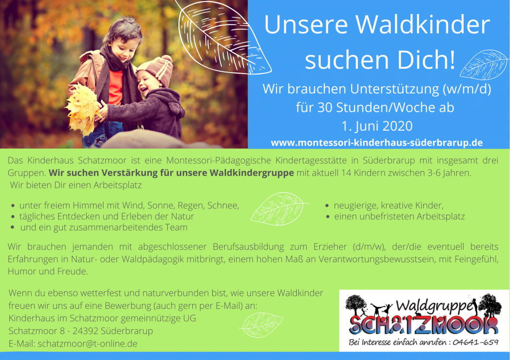 Stellenanzeige_Erzieher_Waldkindergruppe